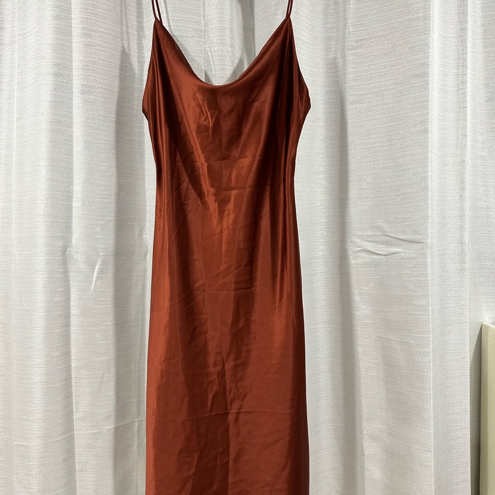 Petal & Pup Copper Slip Dress